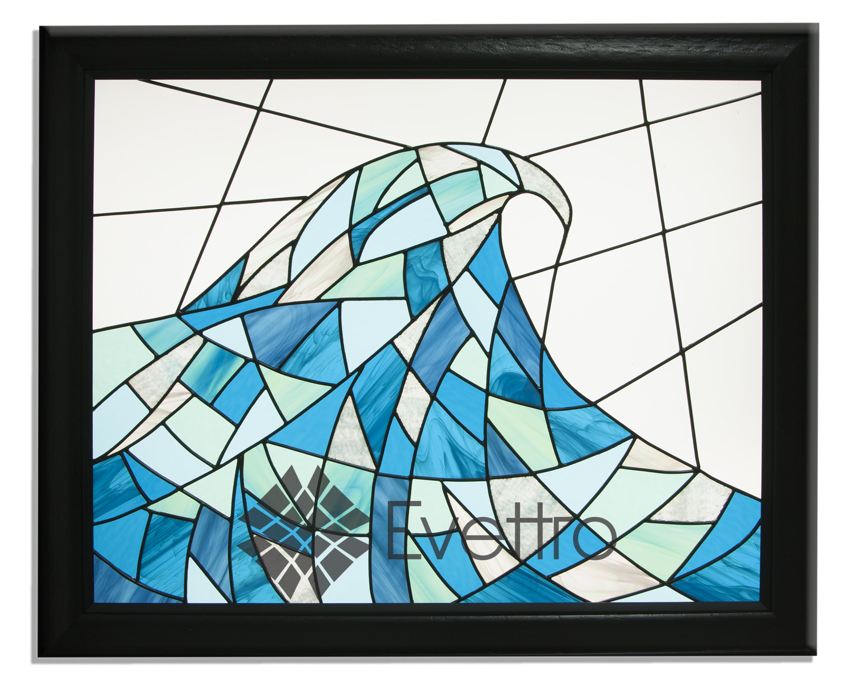 Nautical Stained Glass Window Panel