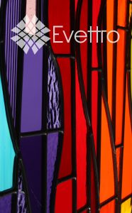 Abstract Stained Glass Window Panel