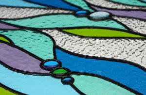 Nautical Stained Glass Window Panel